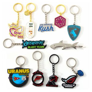manufacture moulded metal keychain