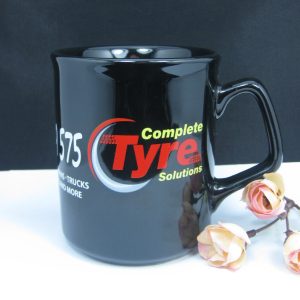promotional flare shape ceramic coffee mugs