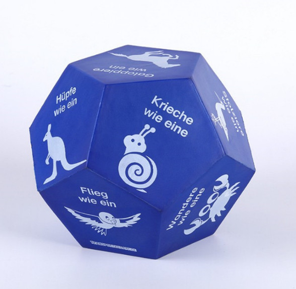 custom print dice stress ball