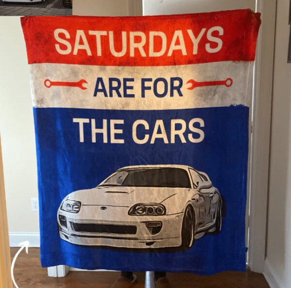 Custom100x150 cm Fleece Blanket for Auto company